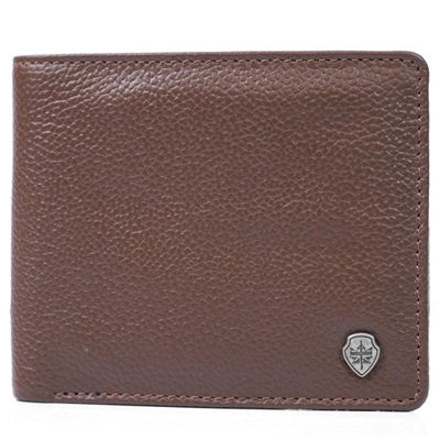 Men'S Classic Leather Wallet Burgundy - 00000009