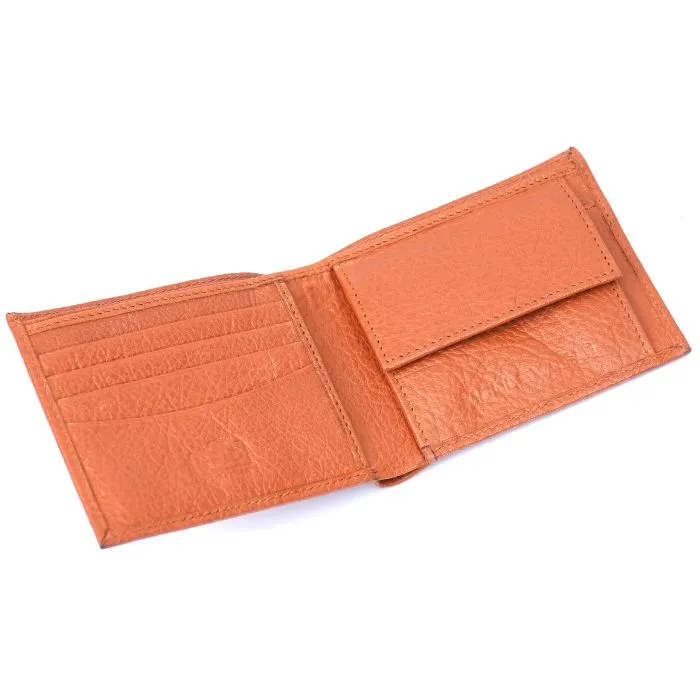 Genuine Leather Wallet - Tan